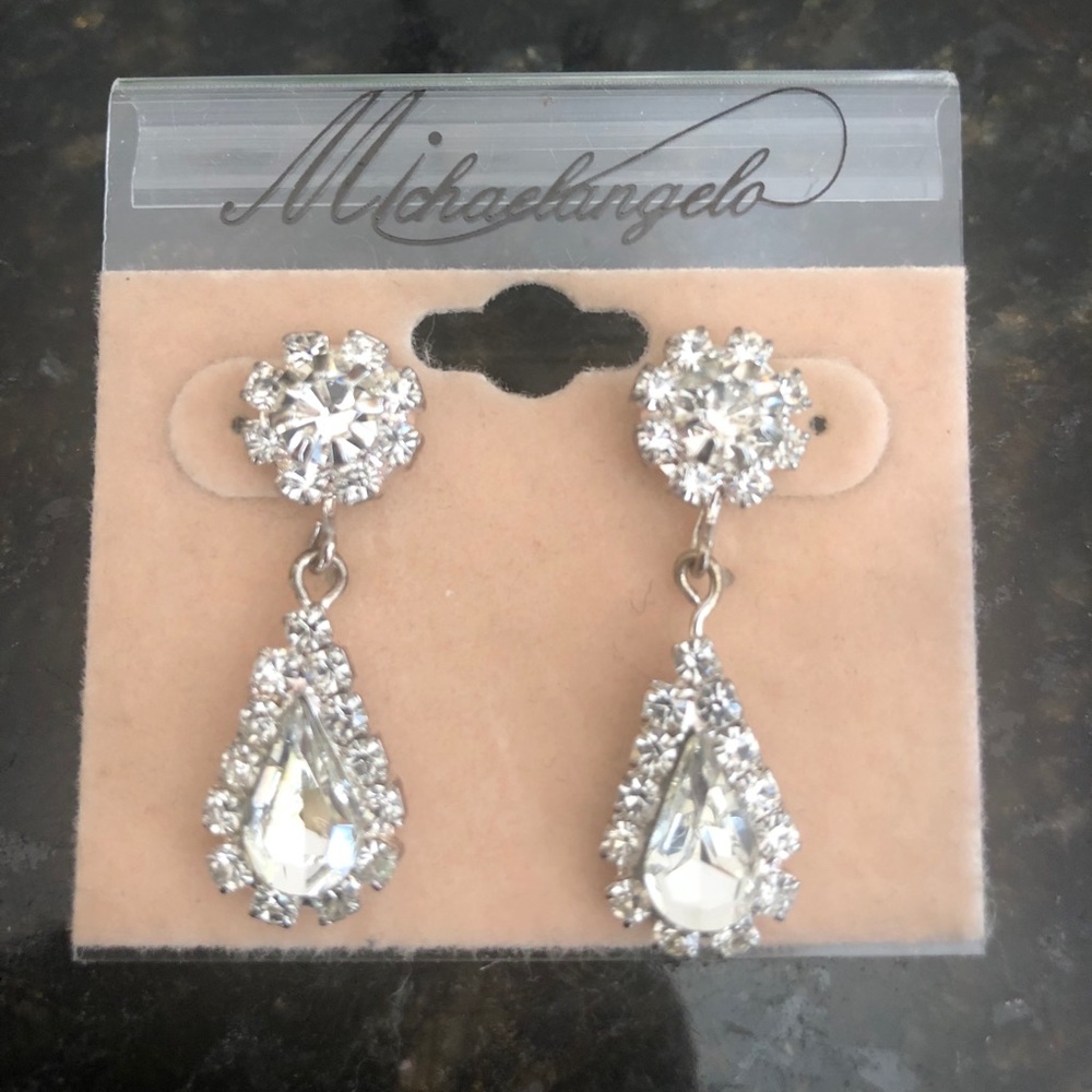 Costume jewelry cocktail earrings